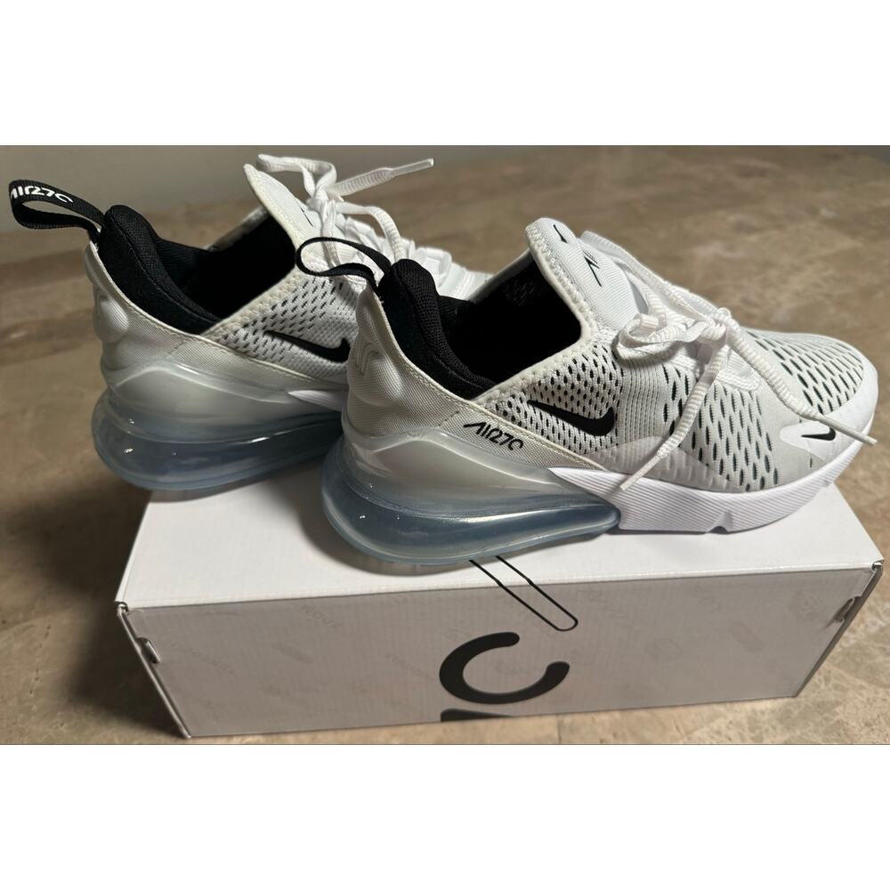 Nike Air Max 270 White Black Women's Size 8 Sneaker AH6789-100 Brand New NIB - Picture 7 of 12